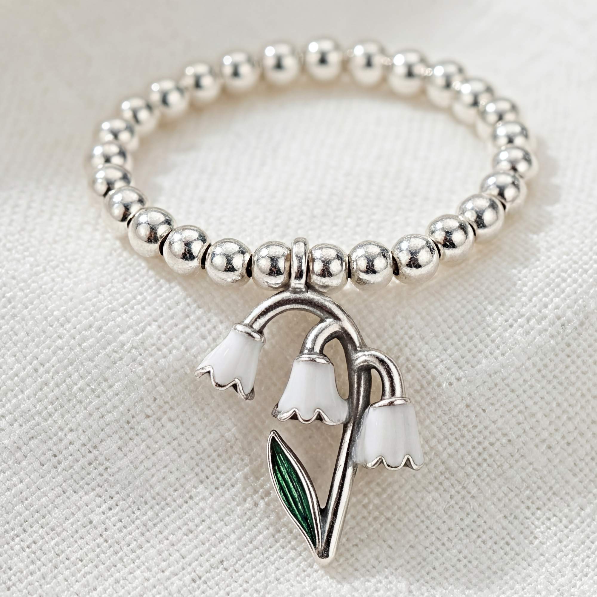 Sterling Silver Lily of the Valley Ring